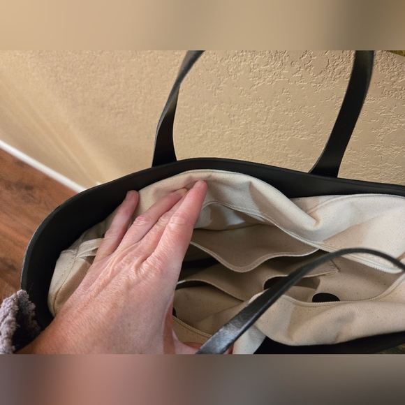 Mini OBag - Two Outer Bags (lavender and black) 1 Handle Set 1 Liner - Picture 4 of 4